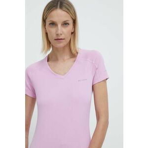 Columbia tricou sport Zero Rules culoarea roz 1533571 imagine