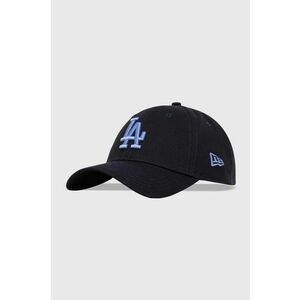 New Era șapcă de baseball din bumbac culoarea albastru marin, cu imprimeu, LOS ANGELES DODGERS imagine
