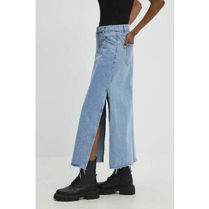 Answear Lab fusta jeans maxi, drept imagine