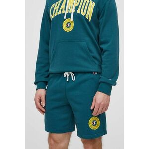 Champion pantaloni scurți bărbați, culoarea verde, melanj 219850 imagine