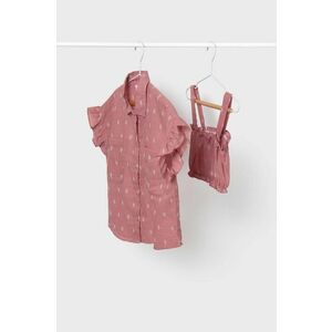 Mayoral top + cămașă pentru copii culoarea roz, modelator imagine