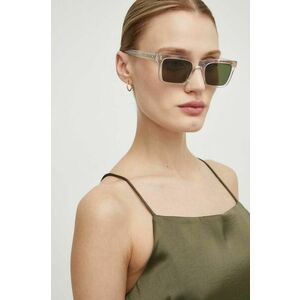 AllSaints ochelari de soare femei, culoarea transparent imagine