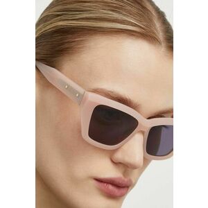 AllSaints ochelari de soare femei, culoarea roz imagine