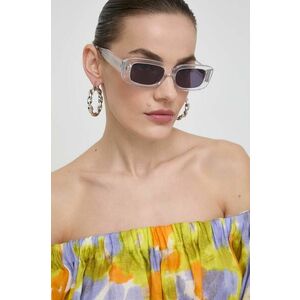 AllSaints ochelari de soare femei, culoarea transparent imagine