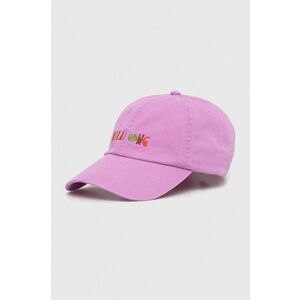 Billabong șapcă de baseball din bumbac culoarea roz, cu imprimeu imagine