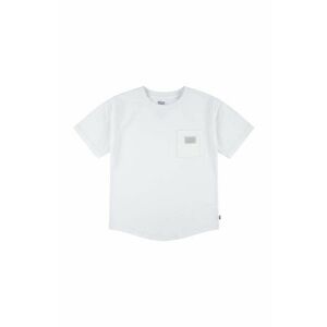 Levi's tricou copii culoarea alb, neted imagine