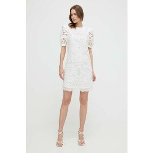 Silvian Heach rochie culoarea alb, mini, mulata imagine