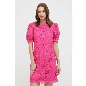 Silvian Heach rochie culoarea roz, mini, mulata imagine