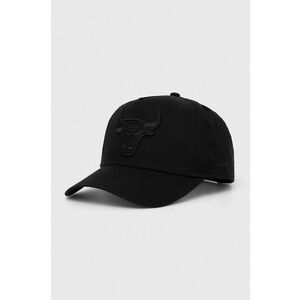 New Era șapcă de baseball din bumbac culoarea negru, cu imprimeu, CHICAGO BULLS imagine