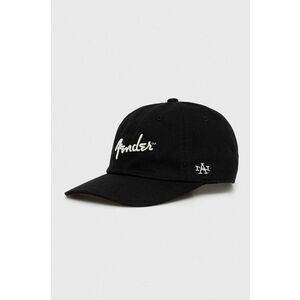 American Needle șapcă de baseball din bumbac Fender culoarea negru, cu imprimeu imagine