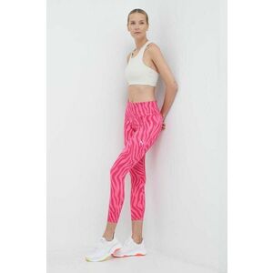 Puma leggins de antrenament Favourite culoarea roz, cu model, 525086 imagine