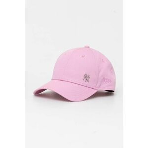 New Era șapcă de baseball din bumbac culoarea roz, cu imprimeu, NEW YORK YANKEES imagine