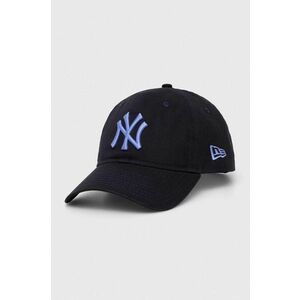 New Era șapcă de baseball din bumbac culoarea albastru marin, cu imprimeu, NEW YORK YANKEES imagine