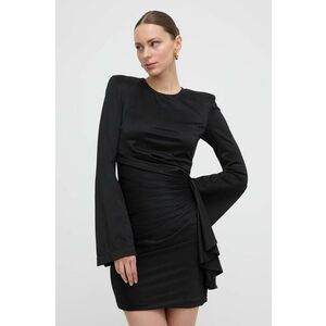 Silvian Heach rochie culoarea negru, mini, mulata imagine