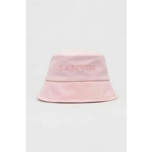 Lanvin pălărie din bumbac culoarea roz, bumbac 6LPESC.U7652 imagine