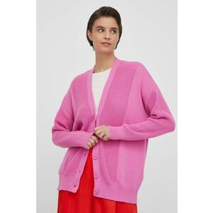 United Colors of Benetton cardigan din bumbac culoarea roz imagine