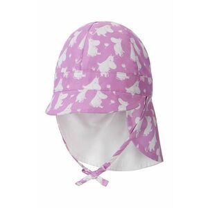 Reima șapcă de baseball reversibilă Moomin Solskydd culoarea roz, modelator imagine