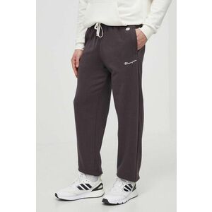 Champion pantaloni de trening culoarea gri, cu imprimeu, E20001 imagine