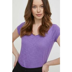 Sisley tricou femei, culoarea violet imagine
