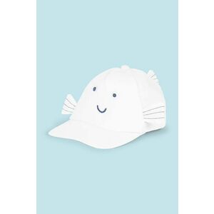 Mayoral Newborn șapcă din bumbac pentru copii culoarea alb, cu imprimeu imagine