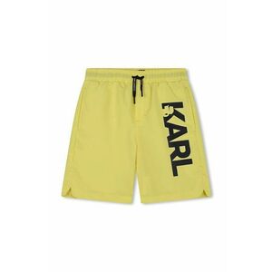 Karl Lagerfeld pantaloni scurti de baie copii culoarea galben imagine