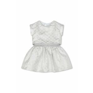 Karl Lagerfeld rochie bebe culoarea alb, mini, evazati imagine