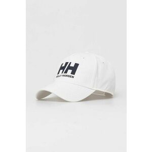 Helly Hansen șapcă de baseball din bumbac HH Ball Cap 67434 001 culoarea bej, cu imprimeu 67434 imagine