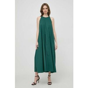 Liviana Conti rochie culoarea verde, maxi, evazati imagine