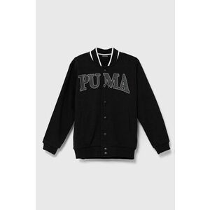 Puma bluza copii PUMA SQUAD TR B culoarea negru, cu imprimeu imagine