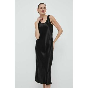 Max Mara Leisure rochie culoarea negru, midi, evazați 2416220000000 imagine