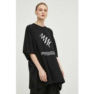 MMC STUDIO tricou din bumbac femei, culoarea negru imagine