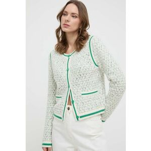 Miss Sixty cardigan din amestec de lana culoarea verde imagine