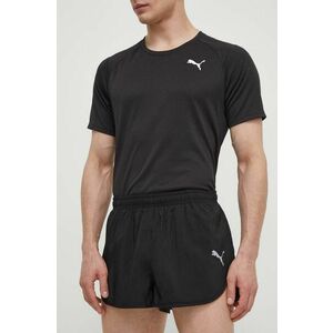 Puma pantaloni scurți de alergare Run Favourite Split culoarea negru, 523157 imagine