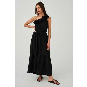 Undress Code rochie culoarea negru, midi, drept imagine