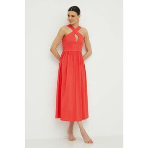 Max Mara Beachwear rochie de plajă culoarea roșu 2416220000000 imagine