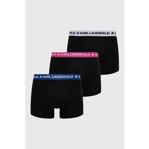 Karl Lagerfeld boxeri 3-pack barbati, culoarea negru imagine