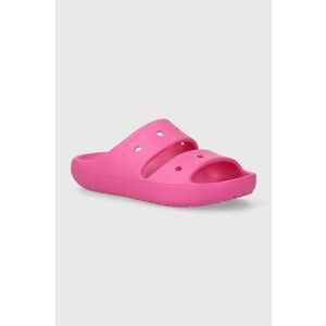 Crocs slapi copii CLASSIC SANDAL V culoarea roz imagine