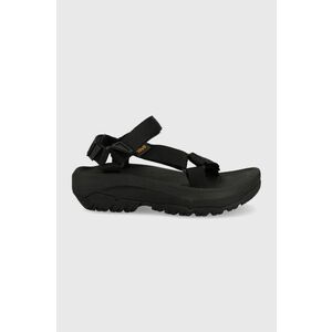 Teva sandale femei, culoarea negru, cu platforma imagine