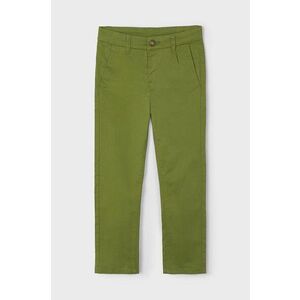 Mayoral pantaloni copii culoarea verde, neted imagine