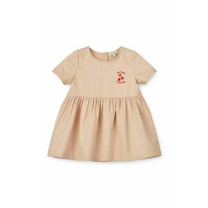 Liewood rochie din bumbac pentru bebeluși Livia Baby Dress culoarea rosu, mini, evazati imagine