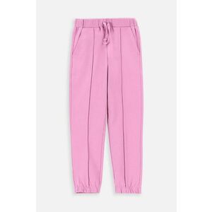 Coccodrillo pantaloni de trening pentru copii culoarea roz, cu imprimeu imagine