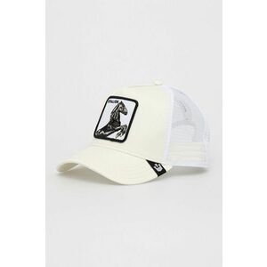 Goorin Bros șapcă culoarea alb, cu imprimeu imagine