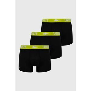 Lacoste boxeri 3-pack barbati, culoarea negru imagine