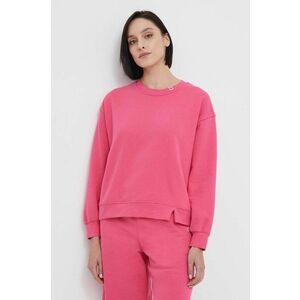 United Colors of Benetton bluza femei, culoarea roz, neted imagine