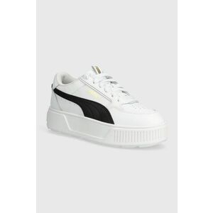 Puma sneakers din piele Karmen Rebelle culoarea alb 387212 imagine
