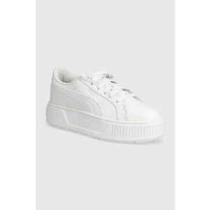 Puma sneakers din piele Karmen L culoarea alb 384615 imagine