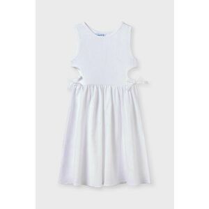 Mayoral rochie fete culoarea alb, mini, evazati imagine