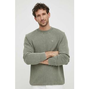 G-Star Raw pulover de bumbac culoarea verde, light imagine