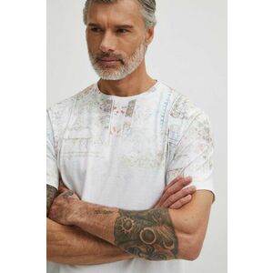 Medicine tricou din bumbac barbati, culoarea alb, modelator imagine