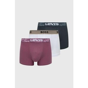 Levi's boxeri 2-pack barbati, culoarea roz imagine